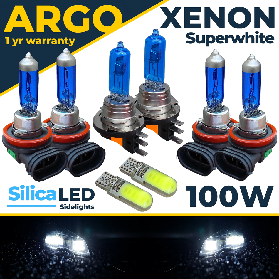 Fits Ford Ranger MK3 Headlight 2015-On Xenon White Hid Led Fog Side